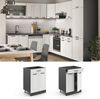 Küchenunterschrank R-Line Weiß Landhaus 60 cm , AP Anthrazit Vicco Bild 2