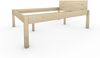 Pfostenbett Massivholzbett (Fichte) "Daybett" 160 x 210 cm 58 cm Holzbett 300kg Bild 2