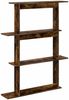 vidaXL Wandregal Raucheiche 100 x 20 x 126 cm Holzwerkstoff 8012064 Bild 5