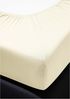 Irisette Vesuv Kuschel Jersey Spannbetttuch Bettlaken 90 x 190 cm - 100 x 200 cm 80 creme Bild 4
