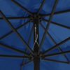 vidaXL Sonnenschirm mit Metall-Mast 390 cm Azurblau 47385 Bild 5