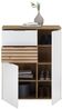 Schuhschrank Miro / Milan, Holzwerkstoff, Weiß, Holzfarben, 85 x 103 x 38 cm Bild 3