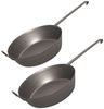 Riess Eisenpfanne Tirol mit Gegengriff | 40cm : 40cm Bild 3