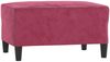 vidaXL Fußhocker Weinrot 70x55x41 cm Samt 349321 Bild 2
