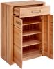 Linea Natura 'NATURE ONE' Schuhkommode, Teilmassiv kernbuche, 74 x 100 x 40 cm, mit Softclose und Schublade Bild 3