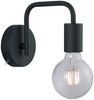 Minimalistische LED Wandlampe Schwarz mit Schalter, Höhe 15cm Bild 2
