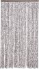 vidaXL Insektenschutz-Vorhang Braun und Beige 118x220 cm Chenille 315131 Bild 3