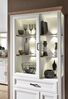 Vitrine >Jasmin< in Pinie-Hell aus Metall - 93x204x42cm (BxHxT) Bild 3
