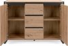 Kommode >Arvada< in Artisan Eiche aus MDF - 120x88x40cm (BxHxT) Bild 3