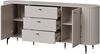 Kommode Zelfa 190 2D3S 04 (Farbe: Schwarz) Bild 2