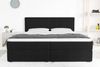 99rooms Bonvito Boxspringbett Schwarz Strukturstoff INARI Taschen-Federung 160x200 cm Bild 5