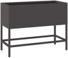 vidaXL Hochbeet Gartenpflanzer Schwarz 60 x 26 x 45 cm Stahl 865883 Bild 2