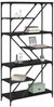 vidaXL Bücherregal Schwarz Eichen-Optik 91 x 36 x 176 cm Holzwerkstoff 882780 Bild 3