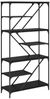 vidaXL Bücherregal Schwarz Eichen-Optik 91 x 36 x 176 cm Holzwerkstoff 882780 Bild 2