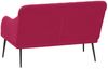 vidaXL Sitzbank Weinrot 110x76x80 cm Samt 351468 Bild 5