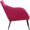 vidaXL Sitzbank Weinrot 110x76x80 cm Samt 351468 Bild 4