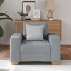 vidaXL Sessel Hellgrau 100x78x80 cm Stoff 4105058 Bild 3