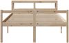 vidaXL Seniorenbett mit Kopfteil 120x190 cm Massivholz Kiefer 3305853 Bild 4
