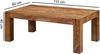 Couchtisch Massiv-Holz Sheesham 110cm breit Wohnzimmer-Tisch Design dunkel-braun Landhaus-Stil Beistelltisch Bild 4