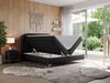Boxspringbett, Schlafzimmerbett, Bettkasten - EIRA -120 x 200 cm - Schwarz Kunstleder - H4 Bild 2