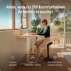 Desktronic HomeOne Elektrisch höhenverstellbarer Schreibtisch 160x80cm Bambus/Weiß mit Memory-Funktion, Anti-Kollisions Technologie, USB-A und USB-C-Ladeanschlüssen Bild 2