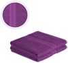 4 x Saunatuch 500 g/m² 80 x 200 cm Lila Bild 2