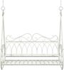 vidaXL Schaukelbank Stahl 112 x 60 x 126,5 cm Antik Weiß 42038695 Bild 3