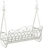 vidaXL Schaukelbank Stahl 112 x 60 x 126,5 cm Antik Weiß 42038695 Bild 5