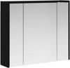 vidaXL Badezimmerspiegelschrank Schwarz Eichen-Optik 889168 Bild 2