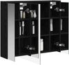 vidaXL Badezimmerspiegelschrank Schwarz Eichen-Optik 889168 Bild 3