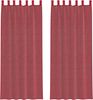 vidaXL Voile Vorhänge mit Schlaufen 2 Stk. Weinrot 140x260 cm 4102340 Bild 2