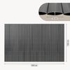 PVC Sichtschutzmatte Cefalu 100x400 cm 19mm Anthrazit [casa. pro] Bild 2