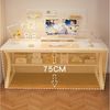 GarveeMore Eckschreibtisch Computer Desk Gaming Desk Gaming PC Tisch mit Aufbewahrungsregalen Bild 3