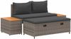 vidaXL Outdoor-Sofagarnitur 4 -Seater 4 pcs 55 x 30 x 39 cm 42025891 Bild 2