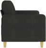 vidaXL 3-Sitzer-Sofa Schwarz 180 cm Stoff 359490 Bild 4