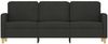 vidaXL 3-Sitzer-Sofa Schwarz 180 cm Stoff 359490 Bild 3