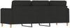vidaXL 3-Sitzer-Sofa Schwarz 180 cm Stoff 359490 Bild 5