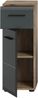 Standschrank (B/H/T: 30x80x30 cm) in schwarz matt und Nox Oak Nachbildung Bild 3