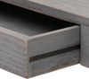 Wandregal HWC-H37, Schweberegal Wandboard Hängeregal Regal, Schublade Massiv-Holz 8x80x25cm ~ grau, shabby Bild 5