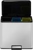 EKO Tretmülleimer Essential 3x9 L Mattsilber 440003 Bild 5
