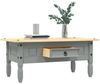 vidaXL Couchtisch Mexiko-Stil Kiefernholz Grau 100x55x44 cm 282625 Bild 3
