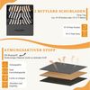 IDEASY Schubkastenkommode Schminktisch, Nachttisch, Kommode (2er-Set) mit 2 Stoffschubladen (Schnellmontagemöbel, Metallrahmen, Stoffschrank, Geeignet für Schlafzimmer Büro Garderobe Eingang Flur Kinderzimmer), Kleiderorganizer mit Griffen Lagerschrank... Bild 4