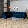 Bronx71 Ecksofa Memphis Samt dunkelblau links Bild 4