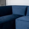 Bronx71 Ecksofa Memphis Samt dunkelblau links Bild 5