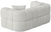 Sofa Designersofa VEGA 2-Sitzer in Stoff Egon Weiß Bild 3