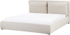 Bett mit Stauraum Stoff BAJONNA 180 x 200 cm Beige Bild 4