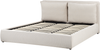 Bett mit Stauraum Stoff BAJONNA 180 x 200 cm Beige Bild 5