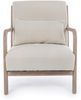 Sessel Ancilla mit Stoff-Bezug, modernes Design, Beige, gemütlich gepolstert, Bizzotto Bild 2