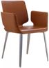 KAWOLA Stuhl HAMA Esszimmerstuhl Besprechungsstuhl braun 82 x 55 x 56 cm Bild 3