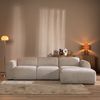 Bronx71 Ecksofa Maine Stoff taupe rechts Bild 3